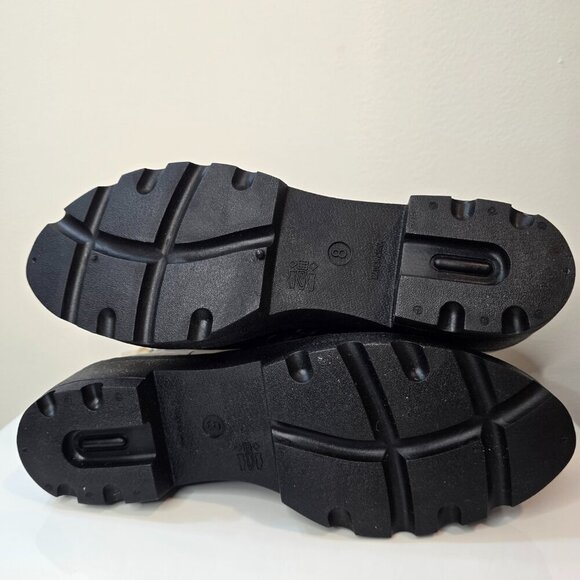 Seven7 | Black Snake Print Halifax Chelsea Rain Boots - Black and Gray - Picture 5 of 6